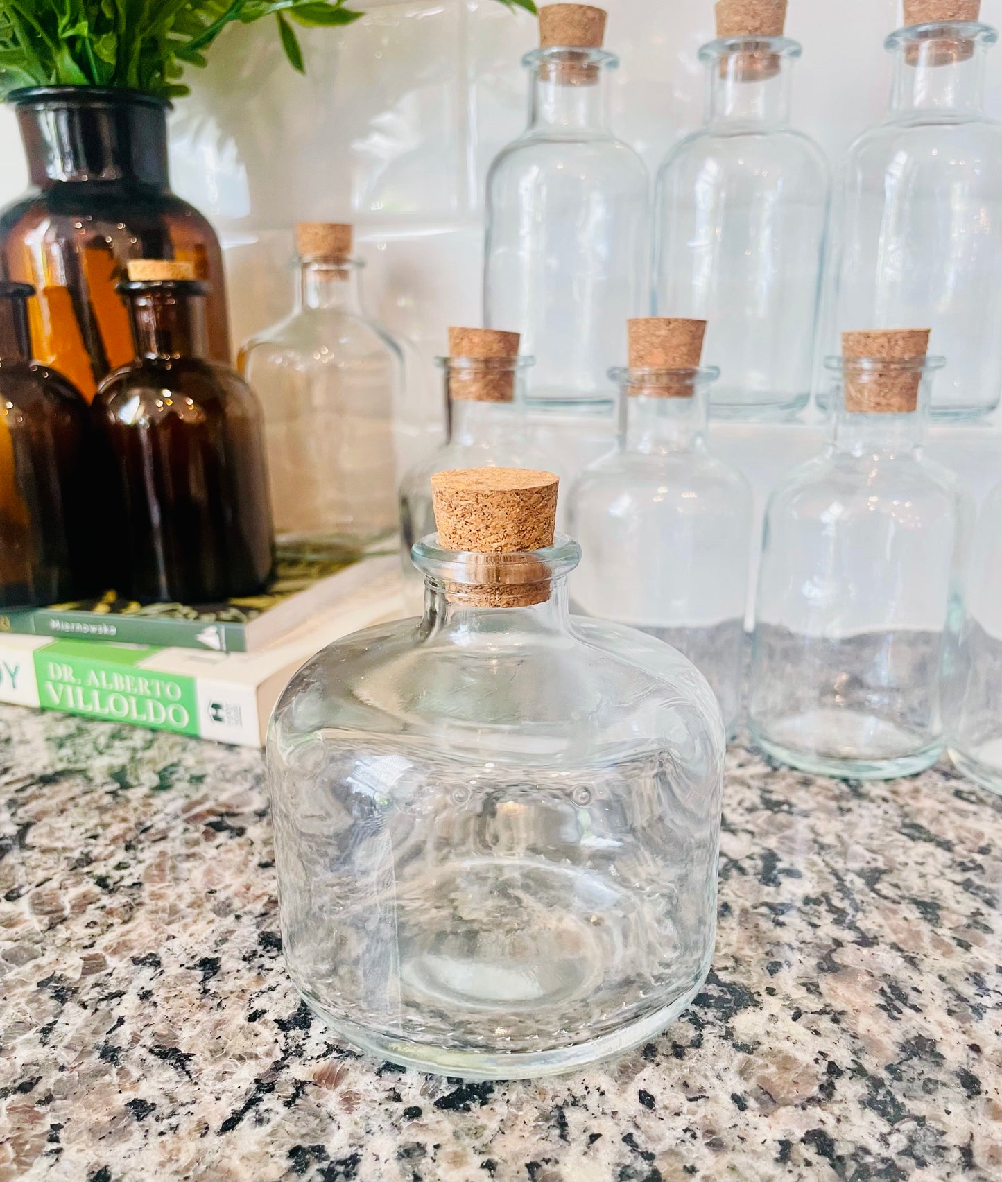 Cork Top Apothecary Bottles
