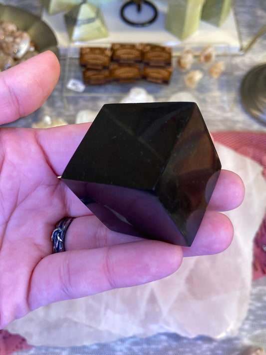 Black Tourmaline Cube