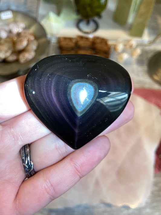 Rainbow Obsidian Planchette